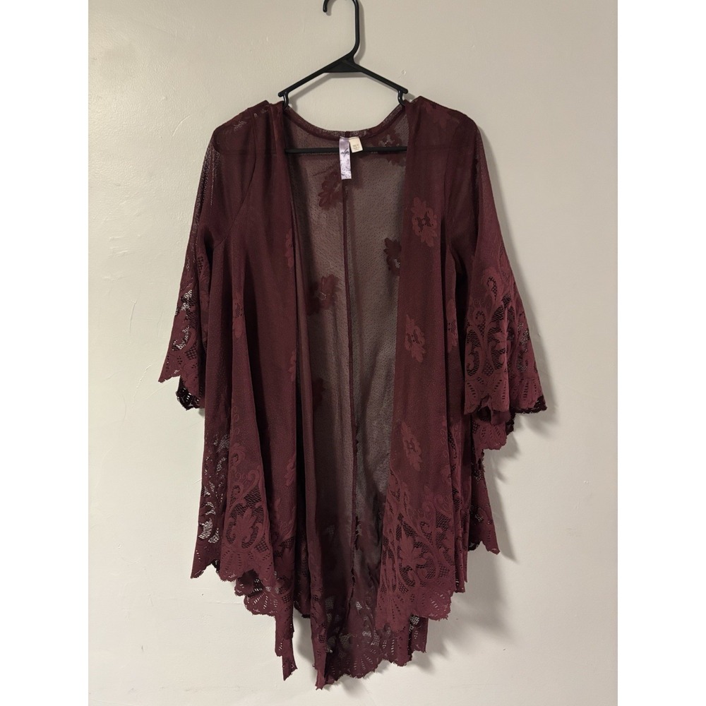 Swim Suit Cover Up Women's Maroon Alya Brand Super Cute